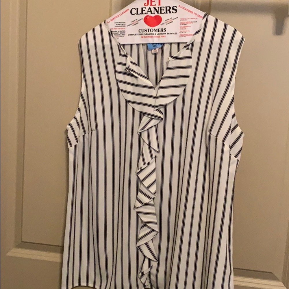 Ruffled work blouse